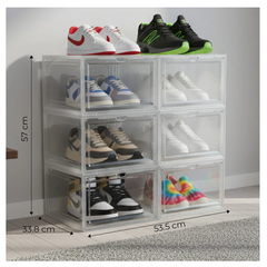 Caja De Zapatos Imantada Mueble 6 Organizadores De Zapatos