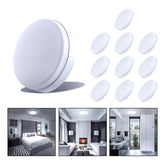 10 Foco Plafon Frameless Led Techo Sobrepuesto 36w Luz Fria