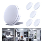 5 Foco Plafon Frameless Led Techo Sobrepuesto 48w Luz Fria