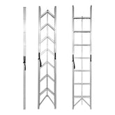 Escalera Magica Plegable Slim 7 Escalones Fold A Step 2.4mts