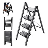 Escalera Taburete Carbono 4 Escalones Ultra Resistente 1.1mt