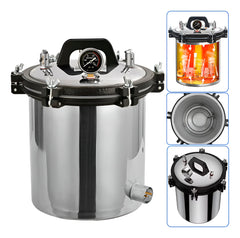 Esterilizador Autoclave Vertical Acero Inoxidable Grado Medico 18L