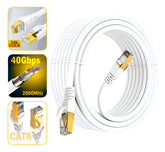 Cable De Red Cat8 Utp Oro 24k De 10mts Wifi7 40gbps Sftp