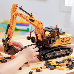 Juguete Armable Excavadora 1022 Pzs Didáctico Escala 1:26