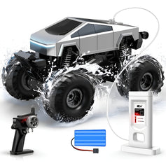 Auto Control Remoto Cybertruck Monster 26cm Con Estacion Carga