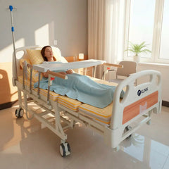Cama Clinica Catre Electrica Pro 260kg Con Colchon Y Bandeja