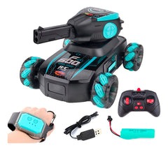 Auto Lanza Hidrogel Tanque Recargable Control Remoto Muñeca