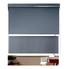 Cortina Roller Blackout Doble Visillo Cenefa 150x200