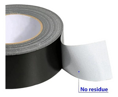 Cinta Adhesiva De Tela  Negro Maxtrust Duct Tape 50mt Gaffer