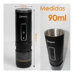 Cafetera Portatil 3 En 1 Cafe Molido Y Capsulas 140w Negro