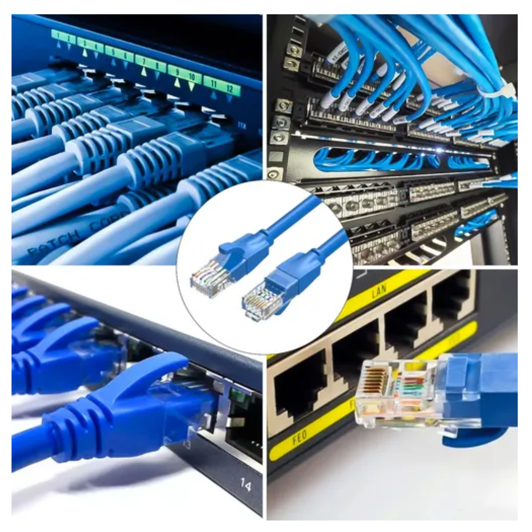 Cable De Red Cat6 De 15 Metros Alta Transferencia De Datos