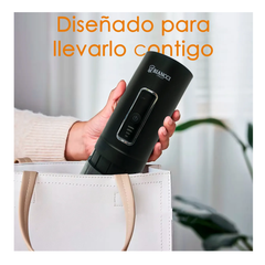 Cafetera Portatil 3 En 1 Cafe Molido Y Capsulas 140w Negro