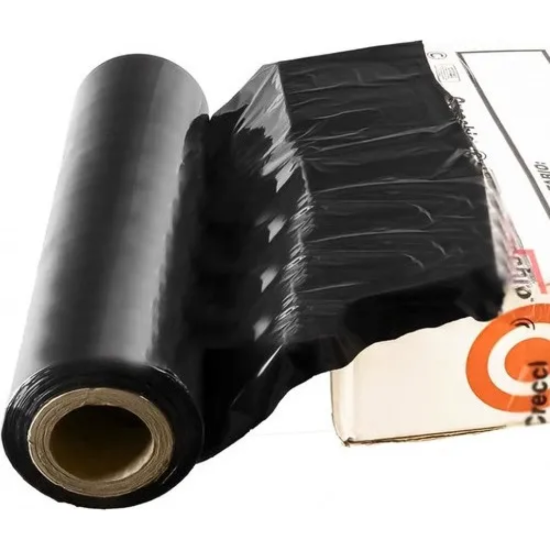 Alusa Film Negro Rollo Para Embalaje 250m 20 Micrones