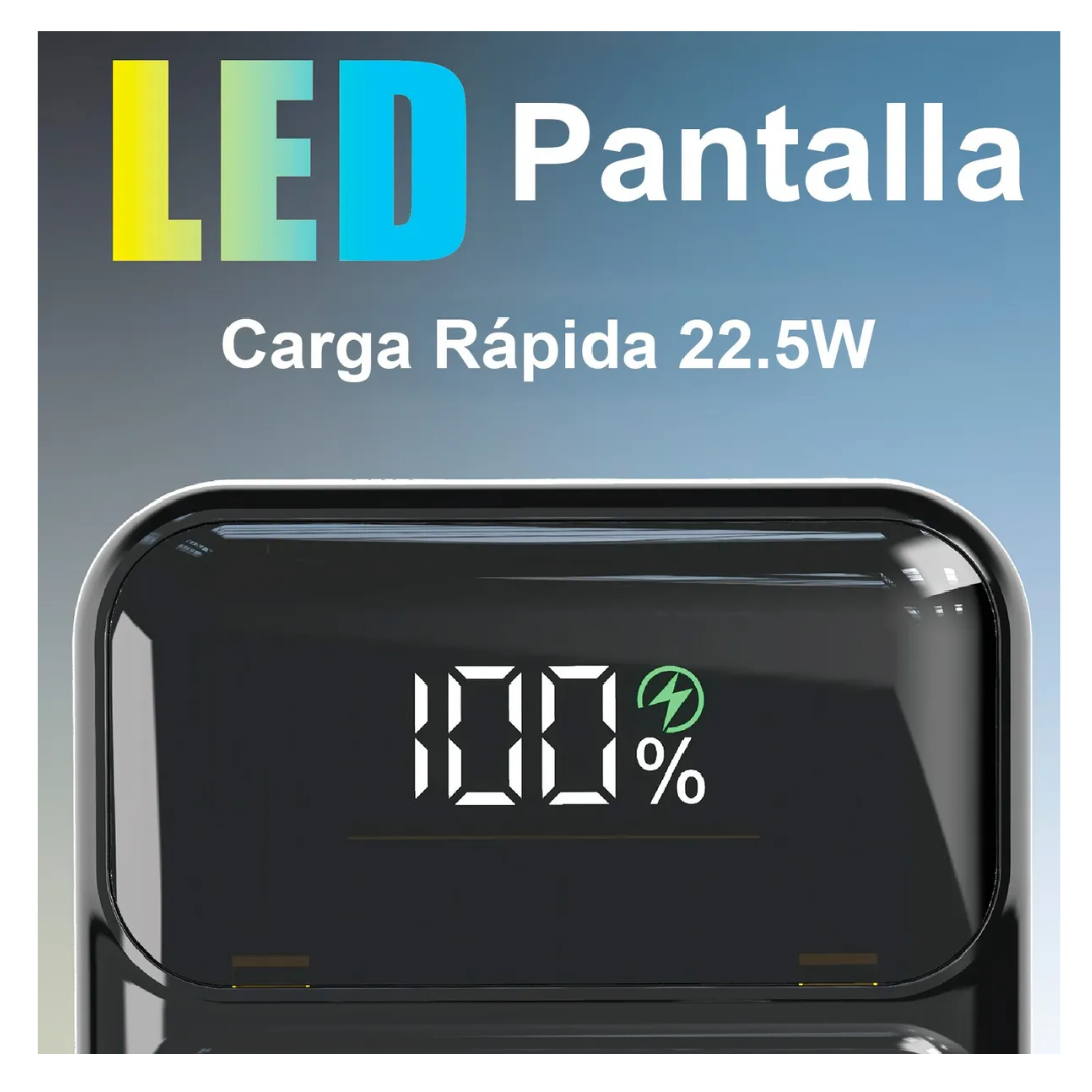 Cargador Bateria Portatil De 30000mah Powerbank Multipuertos