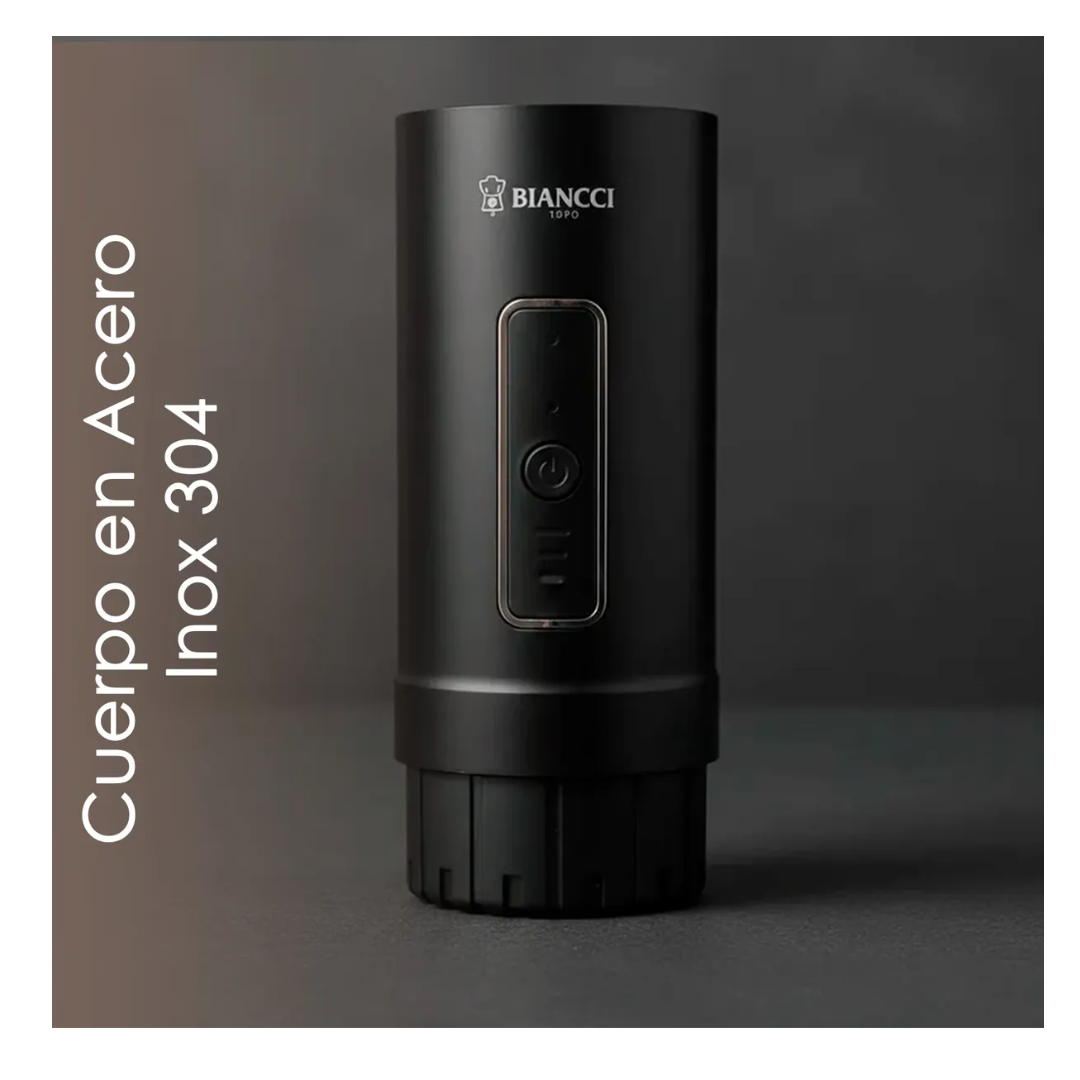 Cafetera Portatil 3 En 1 Cafe Molido Y Capsulas 140w Negro