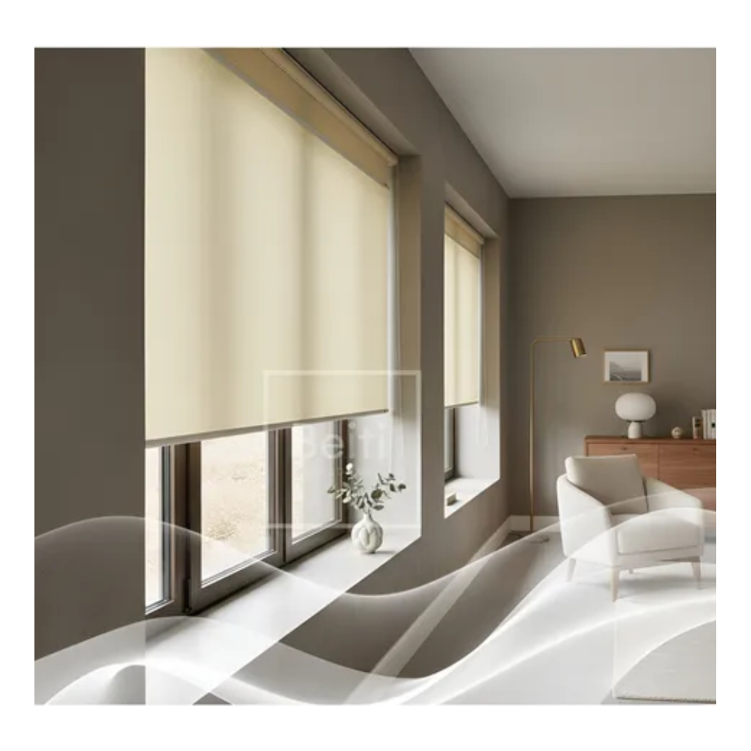 Cortina Roller Blackout Doble Visillo Cenefa 200x200