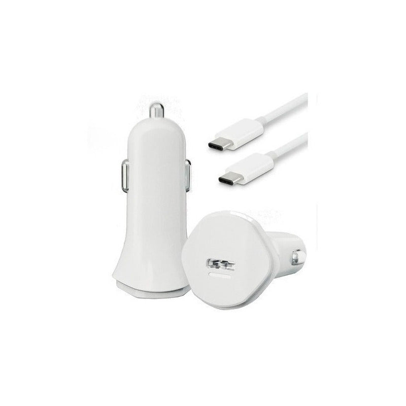 Cargador Para Auto Carga Rapida 18w Y Cable Usb C 3.0a