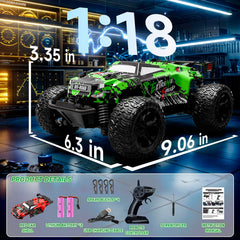 Carro Control Remoto Todo Terreno Monster Xtreme 2.4g