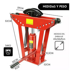 Dobladora De Tubos 16 Toneladas Profesional 1 A 4 Pulgadas