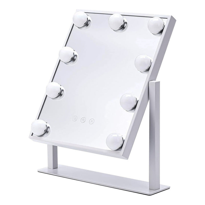 Espejo Maquillaje Tocador 9 Luces Usb 3 Modos Luz Led 360°