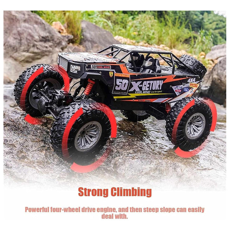 Auto A Control Remoto Todoterreno 4x4 Suspensión Velocidad 50cm