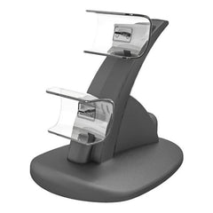 Base Cargador Para Dualshock 4 Con 2 Slot Carga Micro Usb