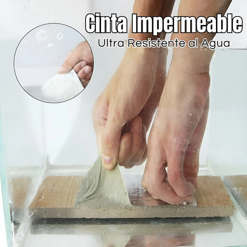 Cinta Sellador Techo Butilo Gotera Impermeable 150mm X 10mts