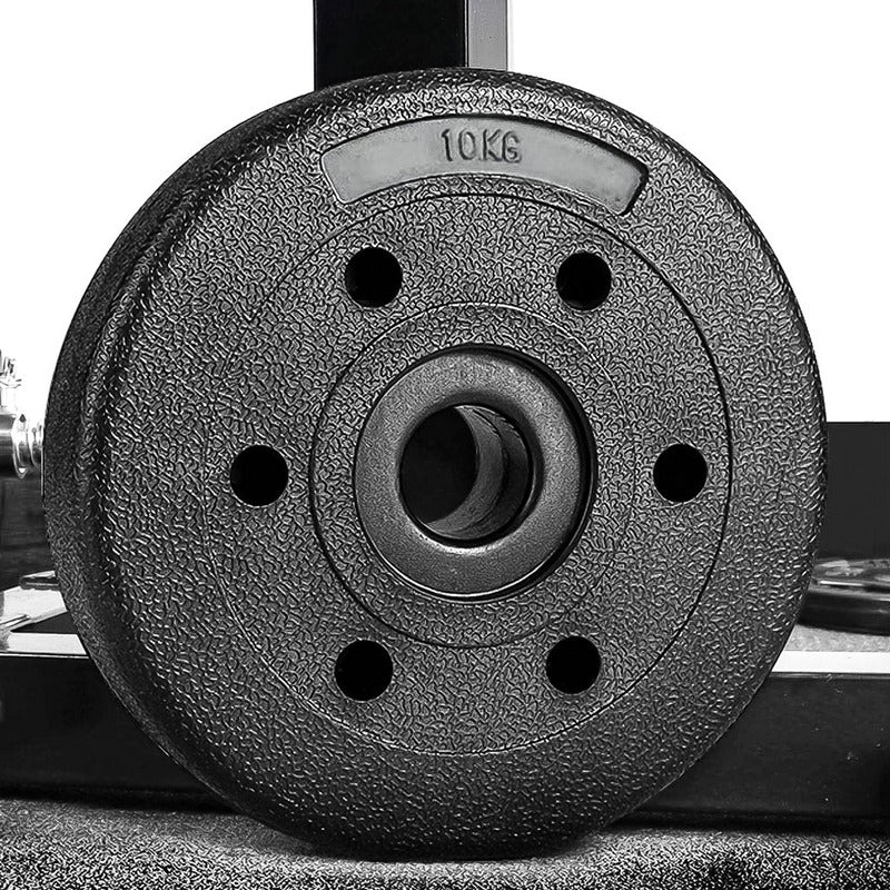 Disco Preolímpico Pesas Pvc 15kg Entrenamiento Boomfit