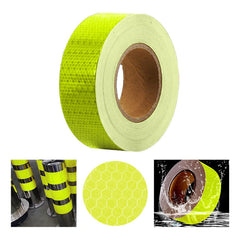 Cinta Reflectante Seguridad Verde Fluorescente 5cm X 25mts