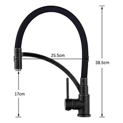 Grifo Llave Lavaplatos De Lujo Monomando Cocina Acero