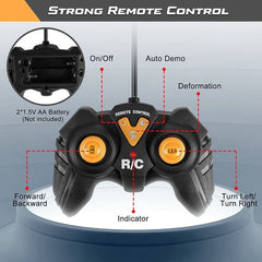 Auto A Control Remoto Transformer Robot Excavadora