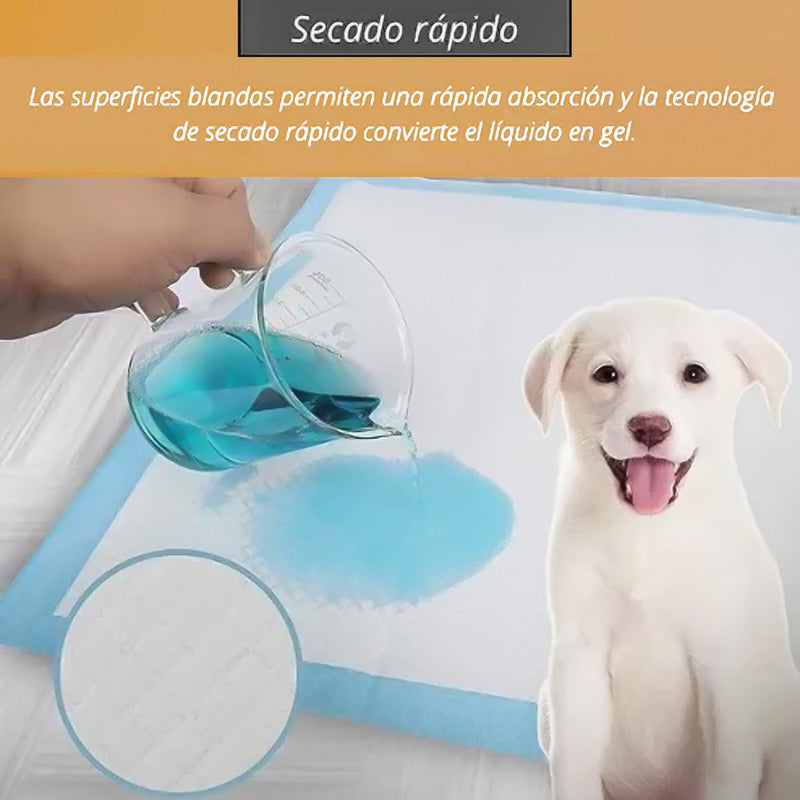 80 Pañales Tipo Sabanillas Mascotas Perros 60x60cm Lavanda
