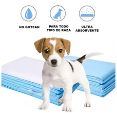 200 Pañales Tipo Sabanillas Mascotas Perros 60x60cm Lavanda