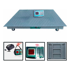Balanza Plataforma Cabezal Inalambrica 100mtrs 1,2x1,2m 3ton