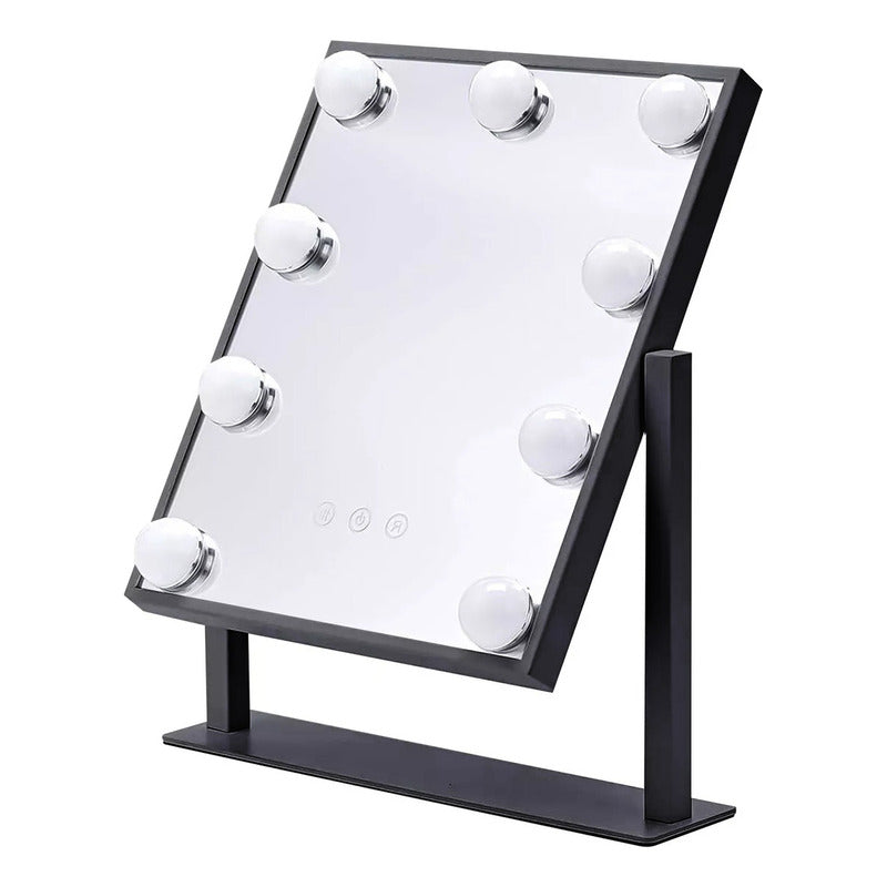 Espejo Maquillaje Tocador 9 Luces Usb 3 Modos Luz Led 360°