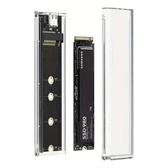 Cofre Ssd M.2 Usb C A Usb 3.1 Case Pcie Nvme 10gbp Acrílico