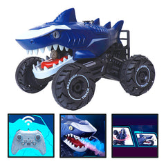 Auto A Control Remoto Off Road Tiburon Robot Acrobatico