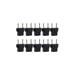 Adaptador Enchufe Americano A Nacional 10a Pack 10 Unidades