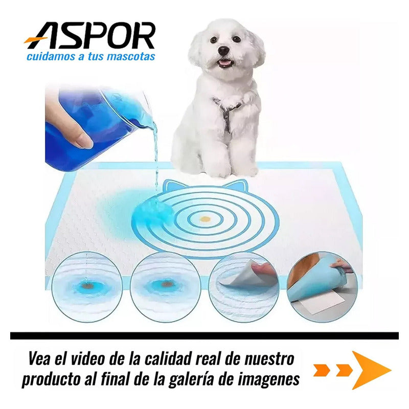40 Pañales Sabanillas Aroma Adhesivo Mascotas Perros 60x90cm