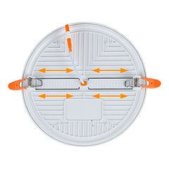Foco Led Embutido Redondo Panel Luz Fría Blanco Abeja 36w