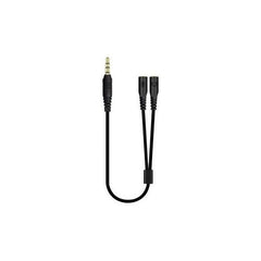 Adaptador Audio Microfono 2 Aux Hembra A 1 Aux Macho 3.5mm