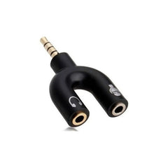 Adaptador Audio Microfono 2 X 1 Auxiliar 3.5mm Para Pc