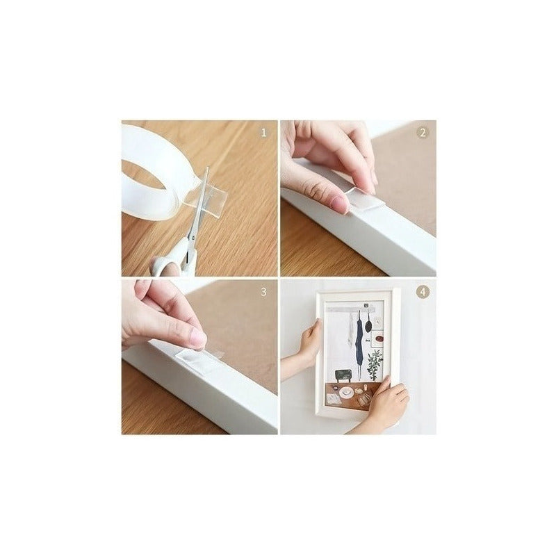 Cinta Doble Contacto Faz Transparente 3 Metros Ivy Grip Tape