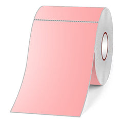 Etiquetas Adhesivas Térmicas 100x150mm Rollo 500u Rosada