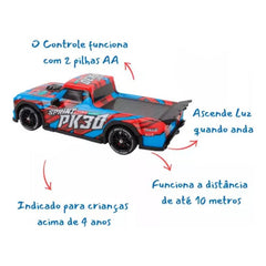 Auto Drift 4x4 C/r Luces Neumáticos Y Frenos De Repuestos