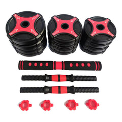 Kit Mancuernas Profesional 20kg Kettlebell Barra Gym