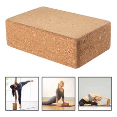 Bloque Yoga Corcho Pilates Elongación Alta Densidad Boomfit