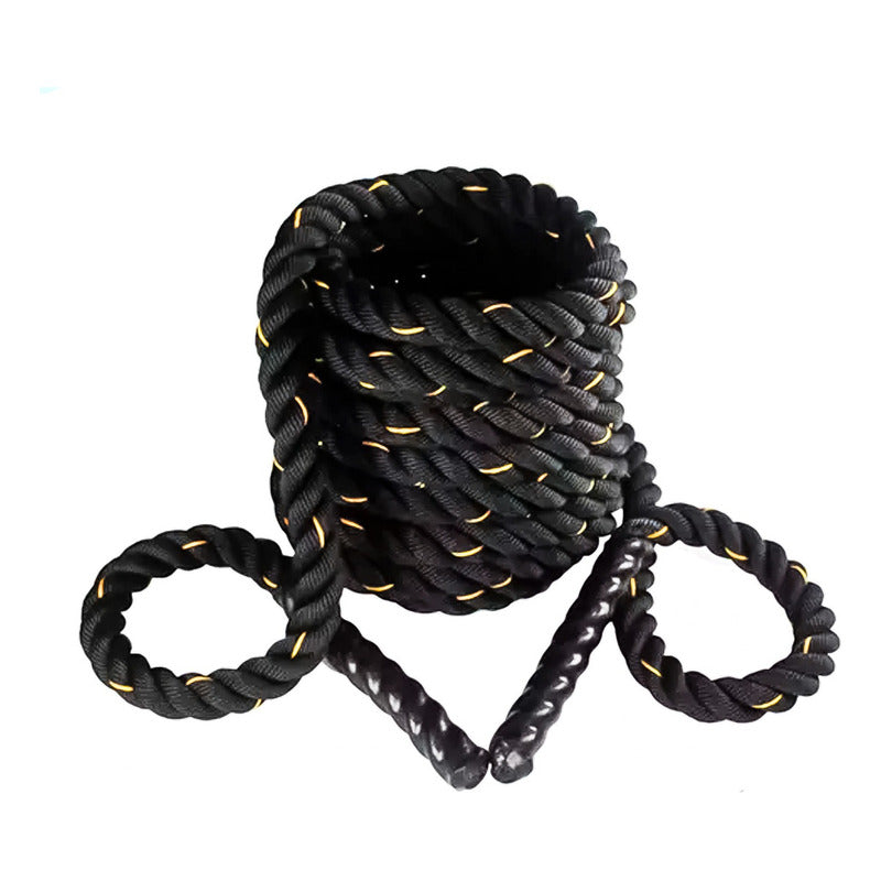 Cuerda Crossfit Battle Rope Correa 15 Metros X 38 Milimetros