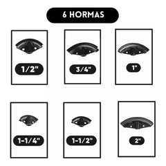 Dobladora De Tubos 12 Toneladas Profesional 1/2 A 2 Pulgadas