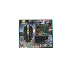 Kit Teclado Una Mano Mouse Gamer Celular Yelandar Rgb